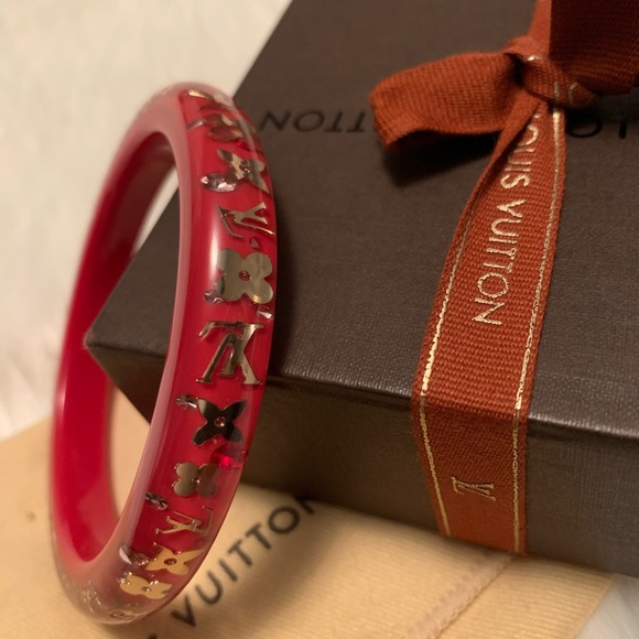 Authentic Louis Vuitton Resin Inclusion Bangle - Picture 11 of 11